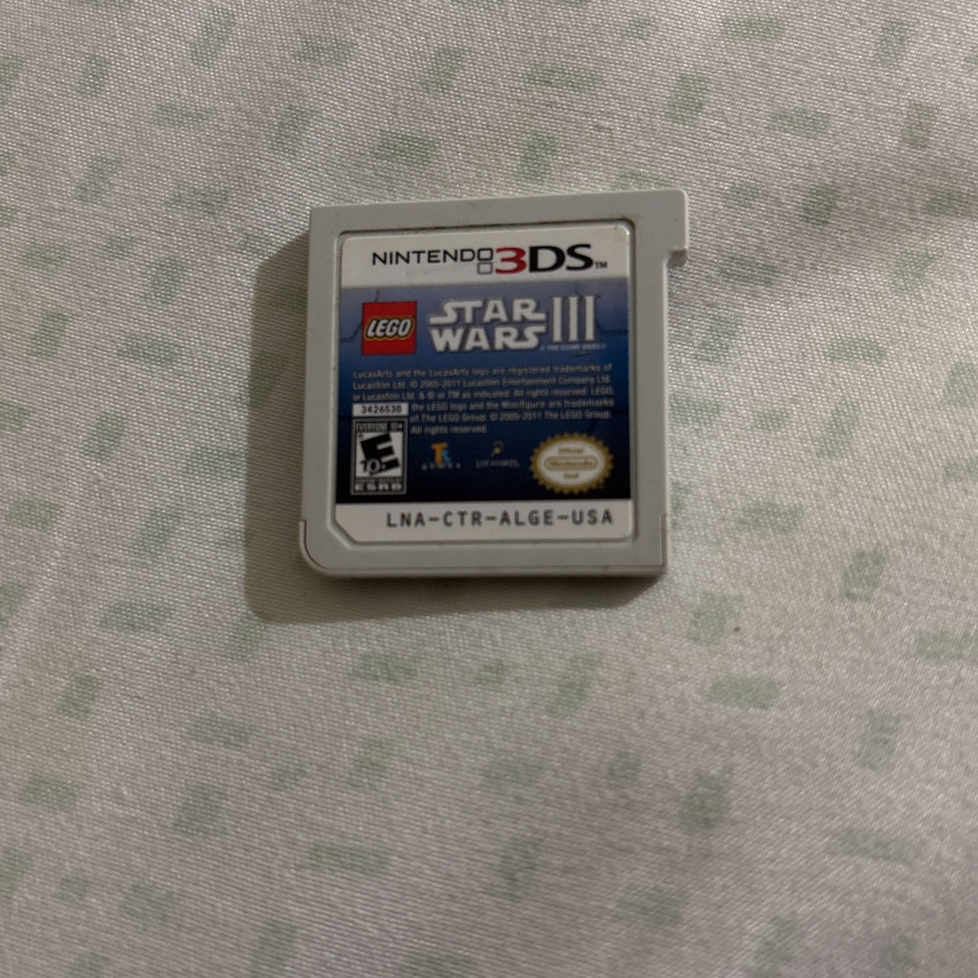 Lego Star Wars 3 The Clone Wars For Nintendo 3DS