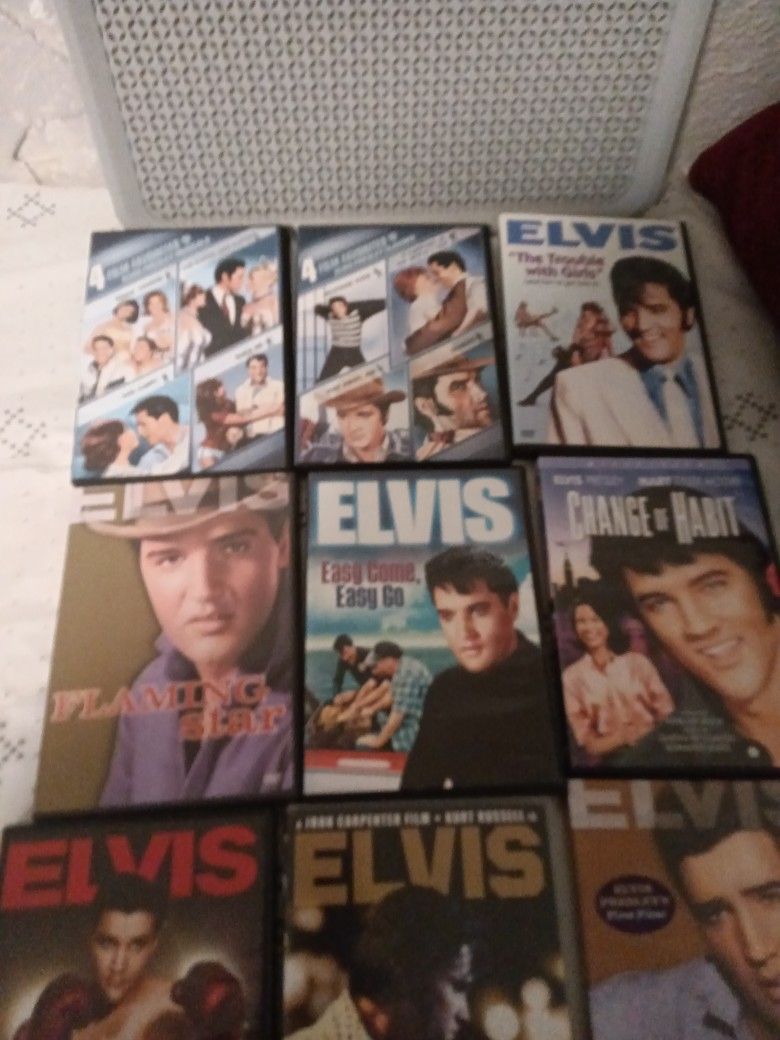 Elvis,... Movies And CD Collection,... 23 Total Ment Condition...