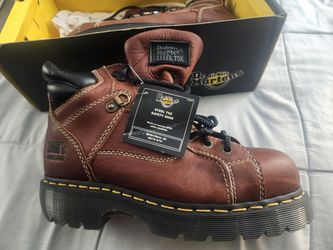 Dr Martin industrial steel toe boots sz 7 men