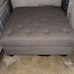 Gray Ottoman For Sale $60 OBO 
