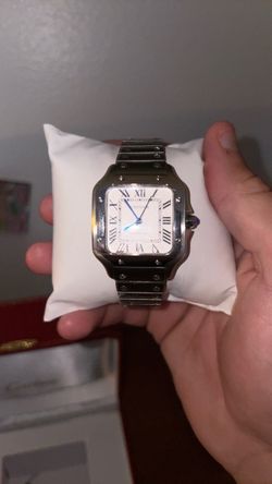 Cartier Santos Stainless Steel Watch
