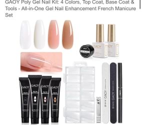 Poly gel nail set