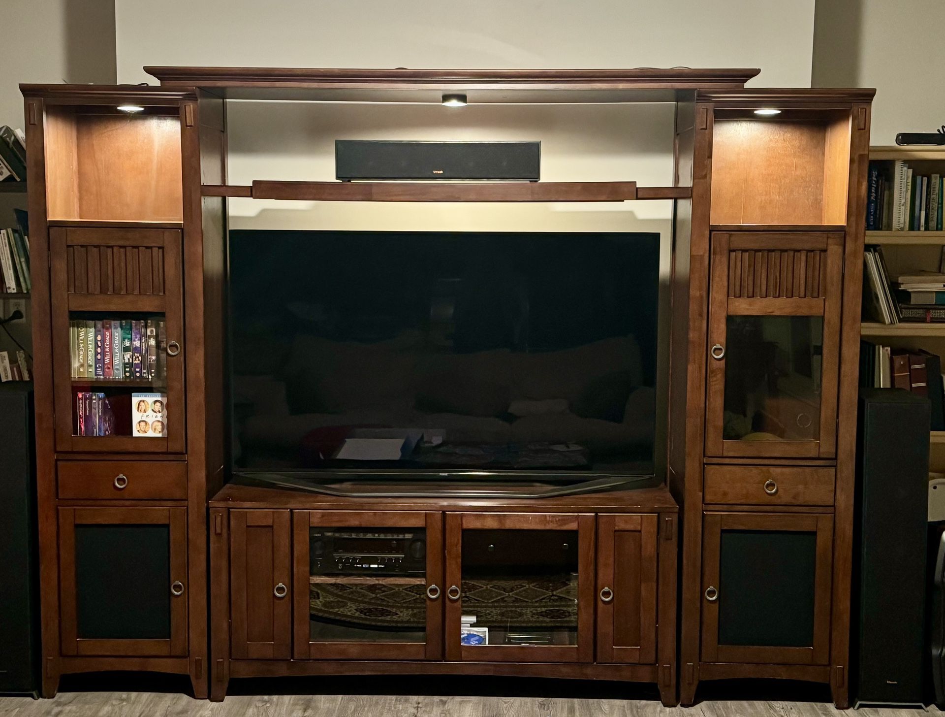 TOV Furniture Virginia Wooden Entertainment Center! Delivery includes $50