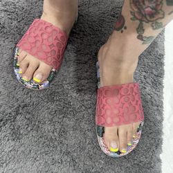 Coach Udele Sig Rub Slide Size 8