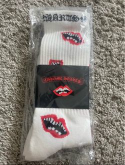 Chrome heart socks