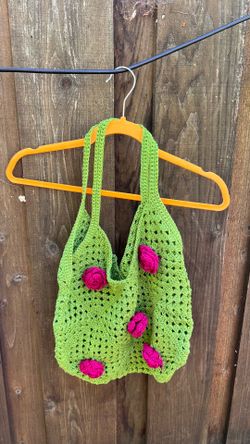 Earthy Boho Crochet Bag