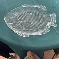 Glass Fish Platter