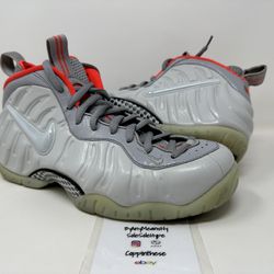 USED 2016 NIKE AIR FOAMPOSITE PRO PURE YEEZY PLATINUM SIZE 10