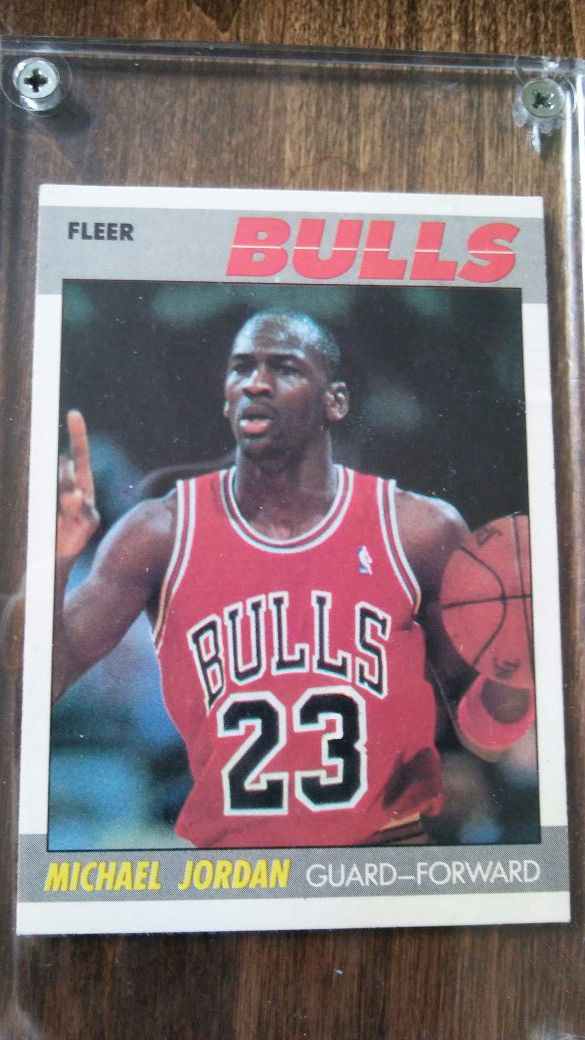 Michael Jordan 1987 Fleer card #59