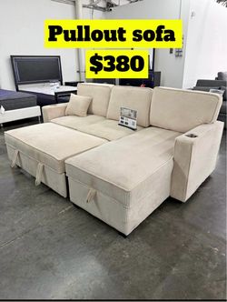 Pullout sectional
