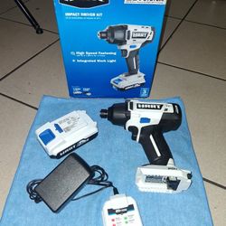 New 20v Hart Impact Drill Comes With Everything For It Firm Price $75