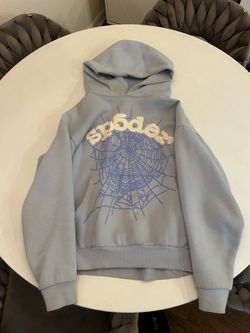 Sp5der Hoodie (Blue) - Size small