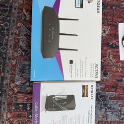 Net gear modem and router for sale!
