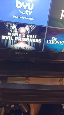 Fictional 50 inch Emerson tv no remote