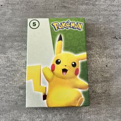 Pokémon McDonald’s Happy Meal Toy 5 Pikachu Cards 2022