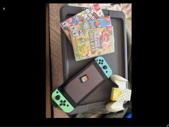 Nintendo switch, accessories, many games