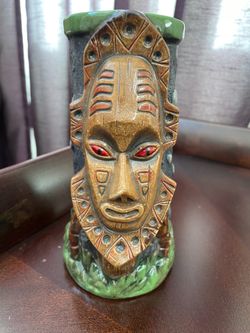Limited Edition 2024 Hukilau Tiki Mug by artist Eekum Bookum