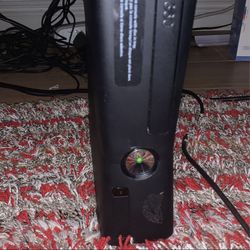 Xbox 360 With Wires And Kinect But No Controller 