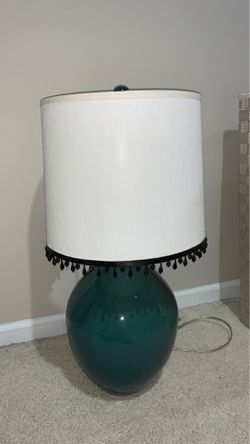 Tourquise Vase Jewel Drop Lamp