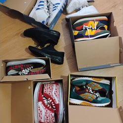 Shoe bundle $120 for all nikes Adidas Asics new balance vans