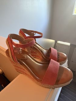 Pink High Heel Espadrille