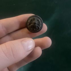 Eagle Arrow Anchor Antique Button 