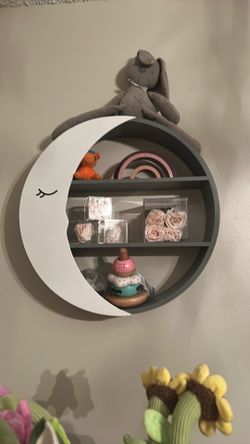 Moon Decorative Wall Shelf - Cloud Island™ Moon Shelf