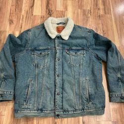 Levi’s Sherpa Lined Denim Jean Jacket 