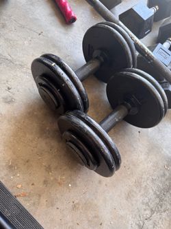 Pair of 45lb dumbbells