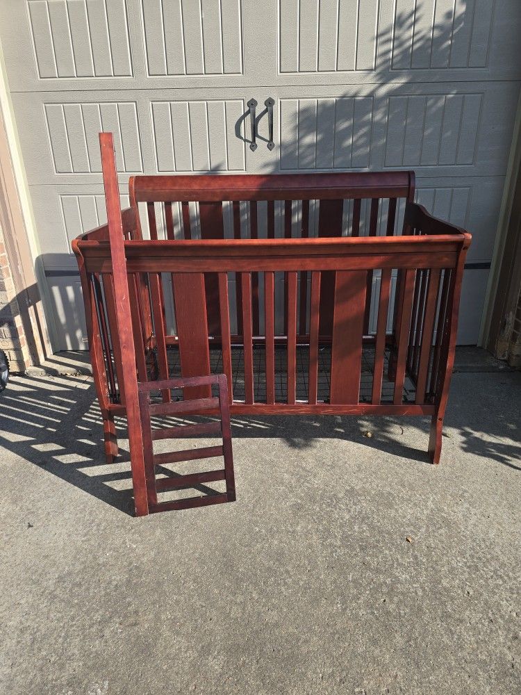 Storkcraft Tuscany 4-in-1 Convertible Crib, Cherry