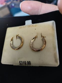 10 k gold earrings
