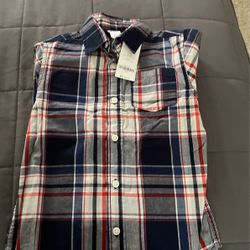 Gymboree  Boys Plaid Casual/Dress Shirt