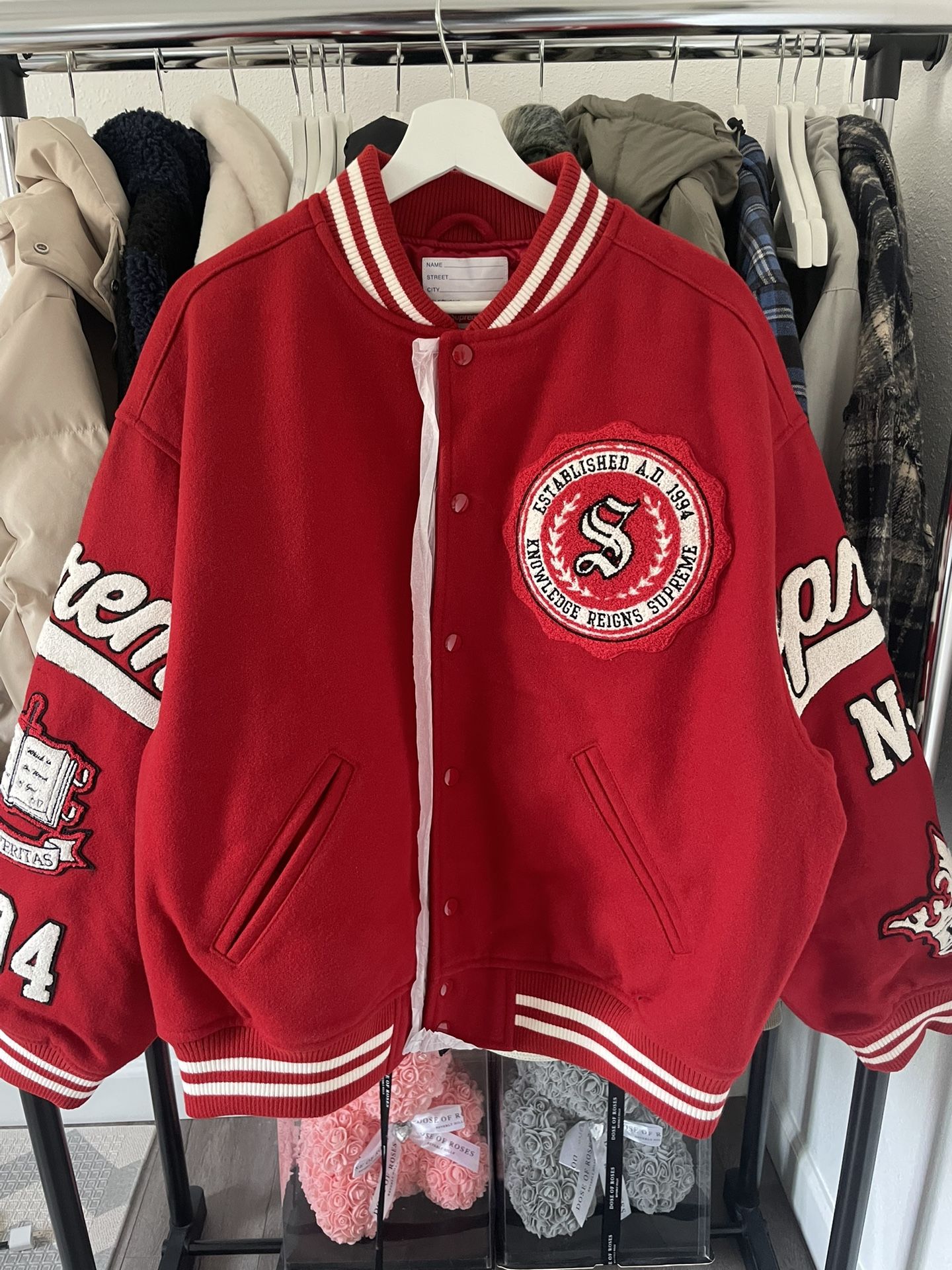 Supreme Veritas Varsity Jacket