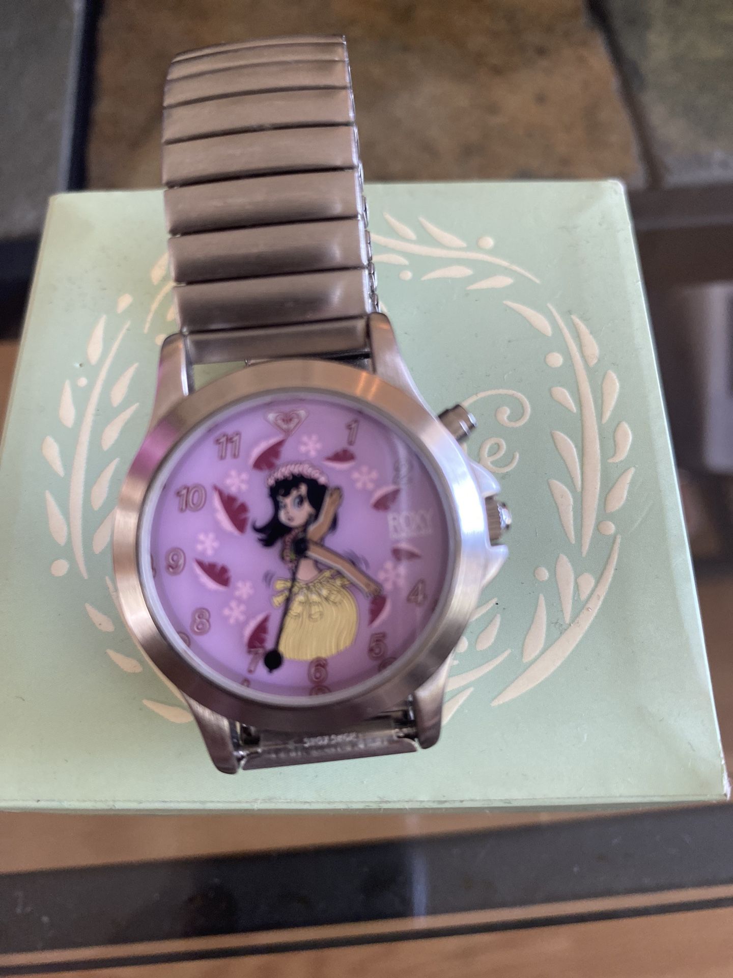 Hula Dancer Girl Roxy Quicksilver Ladies Watch for Sale in  display picture 1