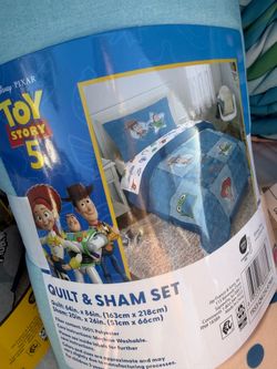 Toy Story 5 quilt & sham set