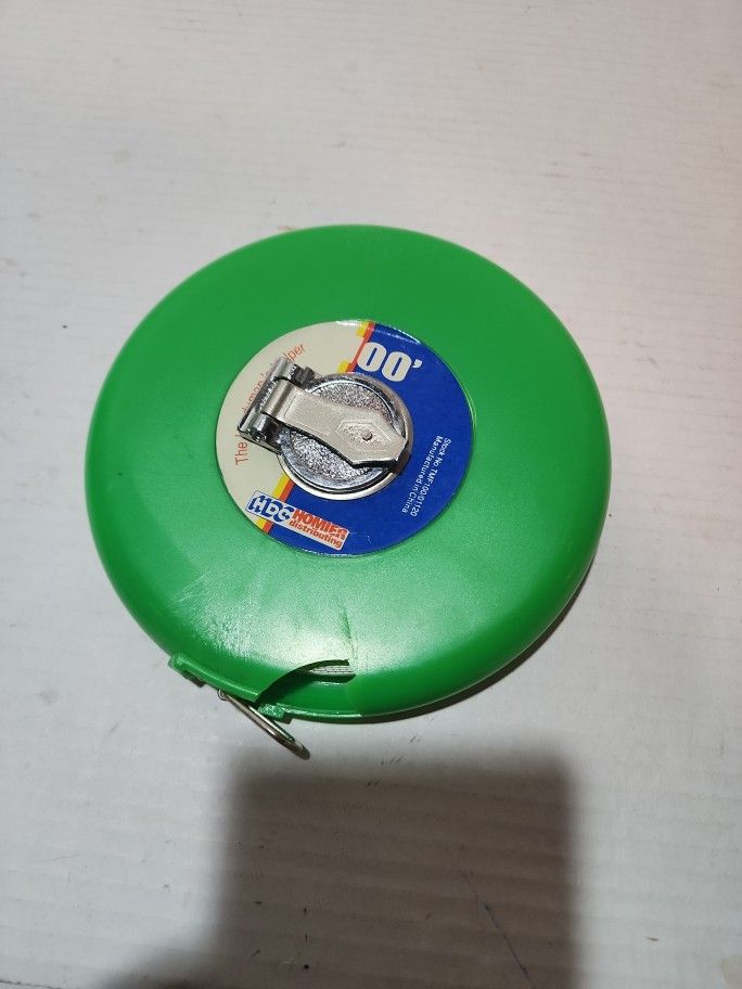 HDC Tape Measure 100FT Vintage Quality Hand Tools Green