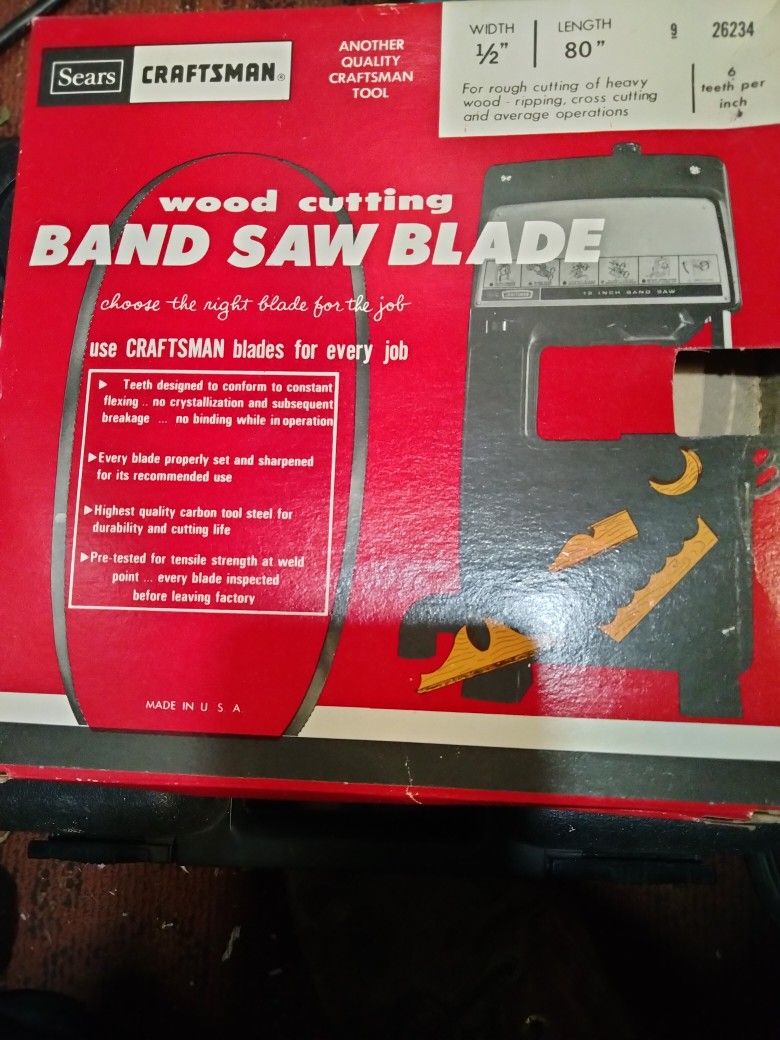 80" Band Saw Blades $15 For 3