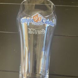Vintage White Castle 90Th Anniversary Glass