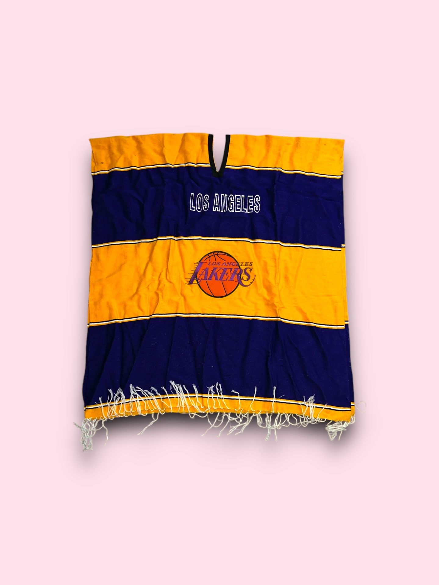 Vintage LA Lakers poncho