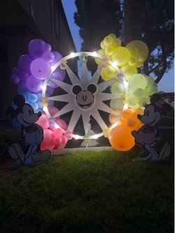 Event props, backdrops and balloons