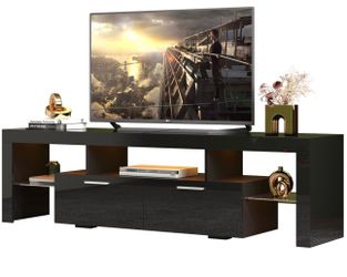 TV stand for large TV  with drawers