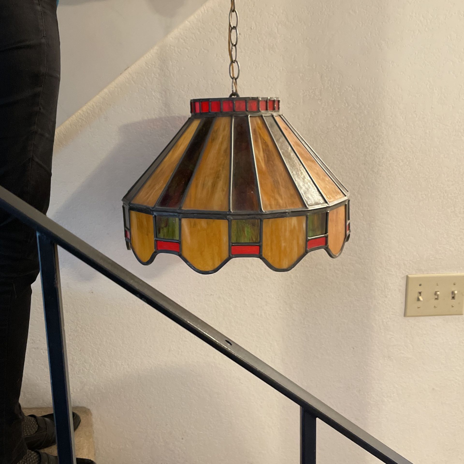 Stained Glass Chandelier