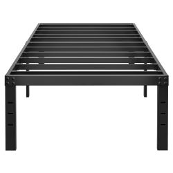 Twin Bed Frame - 16 Inch Tall Black 
