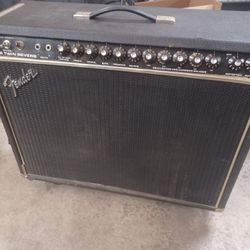 Vintage Fender Super Twin Reverb Tube Amp.