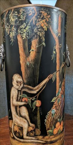 Castilian Imports Metal Umbrella Stand circa 1990's