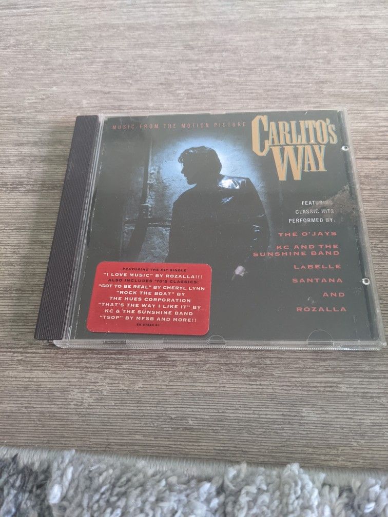 Carlito's Way Original Soundtrack CD and Case
