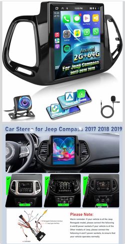 Jeep compass rafio android 2017-2019