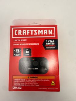 Craftsman CMX363 3-Button Garage Door Opener Remote Control With Visor Clip NEW