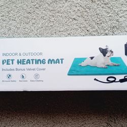New Adjustable Heated Pet Pad 16x28 in