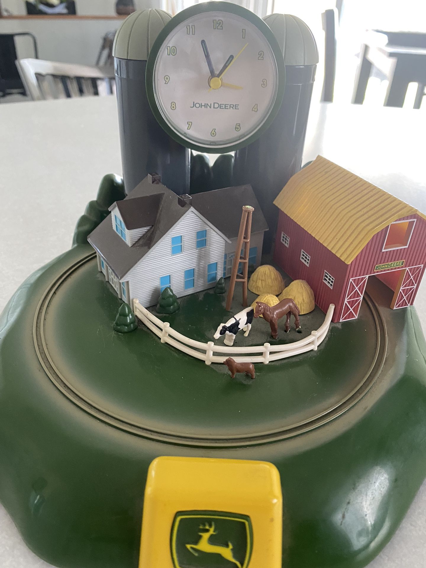John Deere Farm Clock With Sound